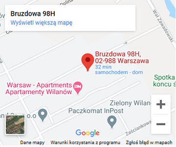 Mapa dojazdu ABC Bruzdowa